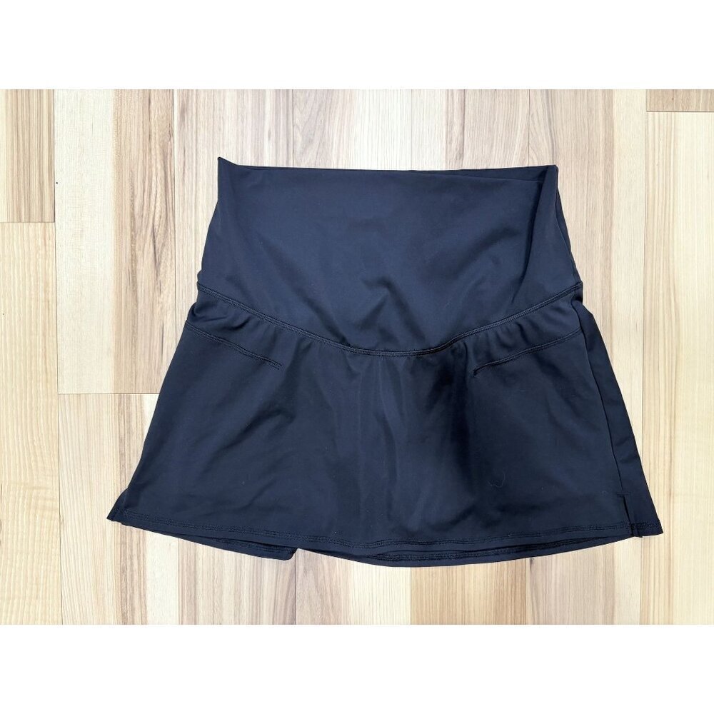 Old Navy Active Powersoft Extra High-Rise Go-Dry Black Skort XS
